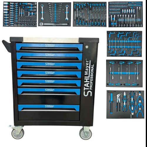 Количка с инструменти 252 части STAHLMAYER В-SM-260