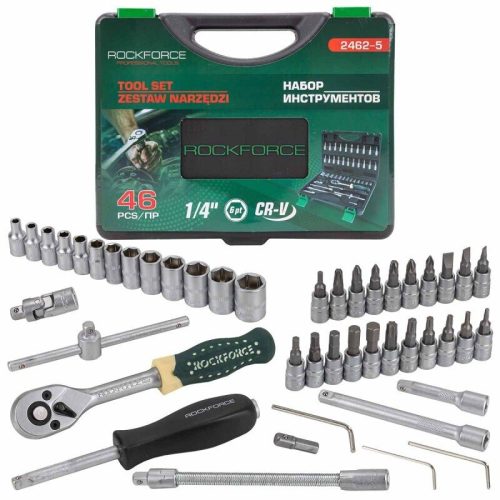 Гедоре 1/4“ 46 части  RockForce  RF-2462-5