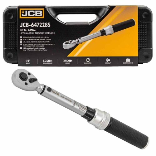 Динамометричен ключ 1/4″ 1-25 Nm JCB 6472285