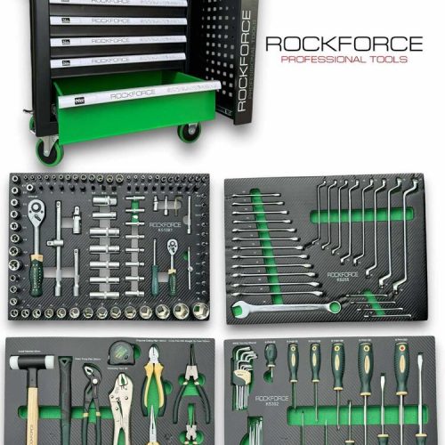 Количка с инструменти 172 части RockForce 55306