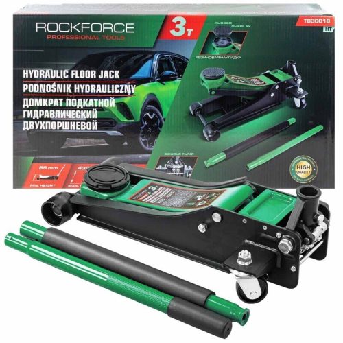 Хидравличен крик 3т ROCKFORCE RF-T830018HT