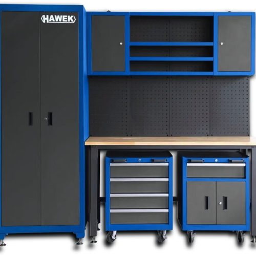 Комплект работна маса, шкафове и сервизни колички  HAWEK HW-01Y0207