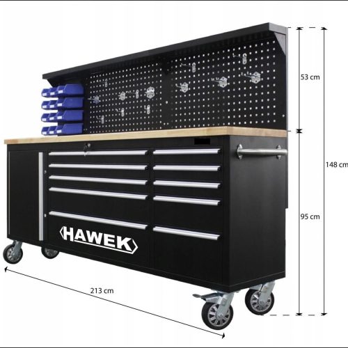 Количка за инструменти с работен плот HAWEK HW-01Y0109