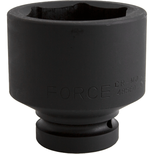 Ударна къса вложка 1“ 60 мм шестостенна FORCE 48560