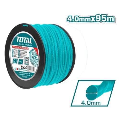 Корда за моторна коса 4 мм TOTAL TEL4095