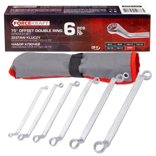 Комплект ключове лули 6-17 мм FORCEKRAFT FK-50610P