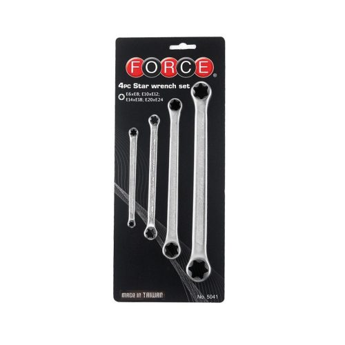 Комплект ключове Е-та Е6-Е24 FORCE 5041