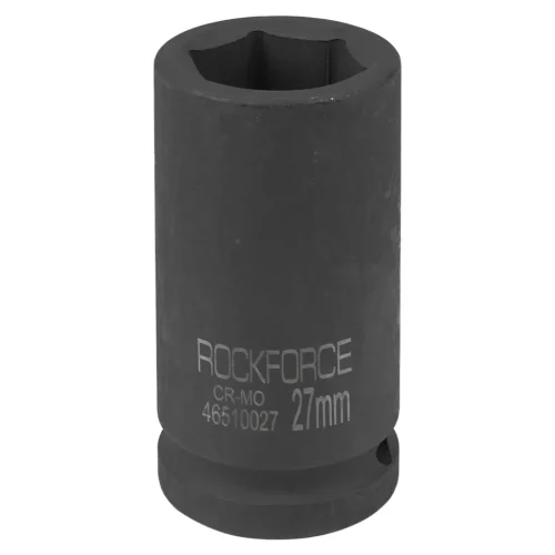 Ударна удължена вложка 3/4“ 27 мм шестостенна RockForce RF-46510027