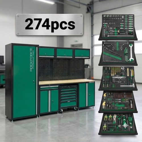 Комбиниран шкаф с инструменти 274 части RockForce RF-01Y0324