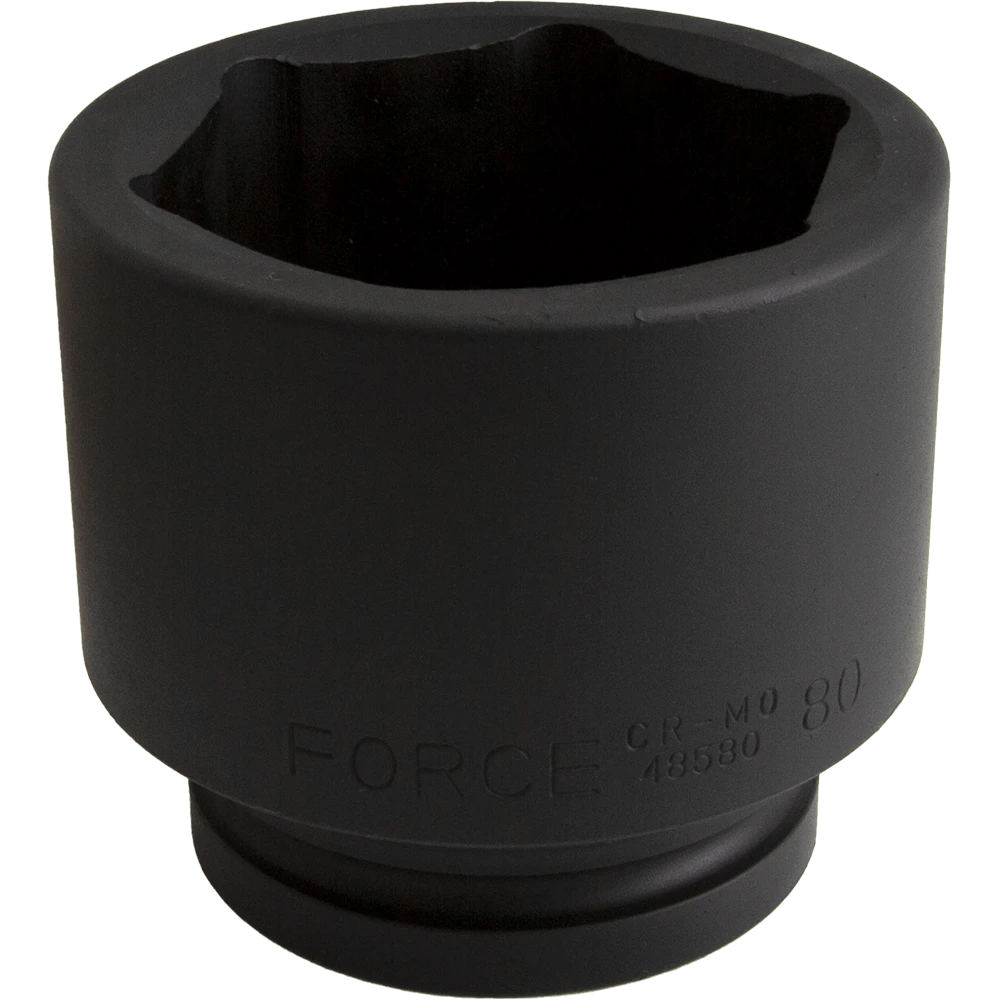 Ударна къса вложка 1“ 80 мм шестостенна FORCE 48580